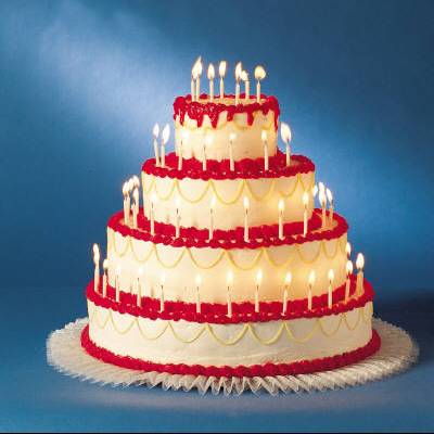 birthday cake photo. word about irthday cakes